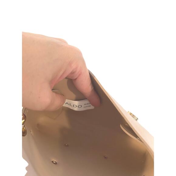 Small Aldo Pink Purse with Gold Butterflies - Picture 6 of 7